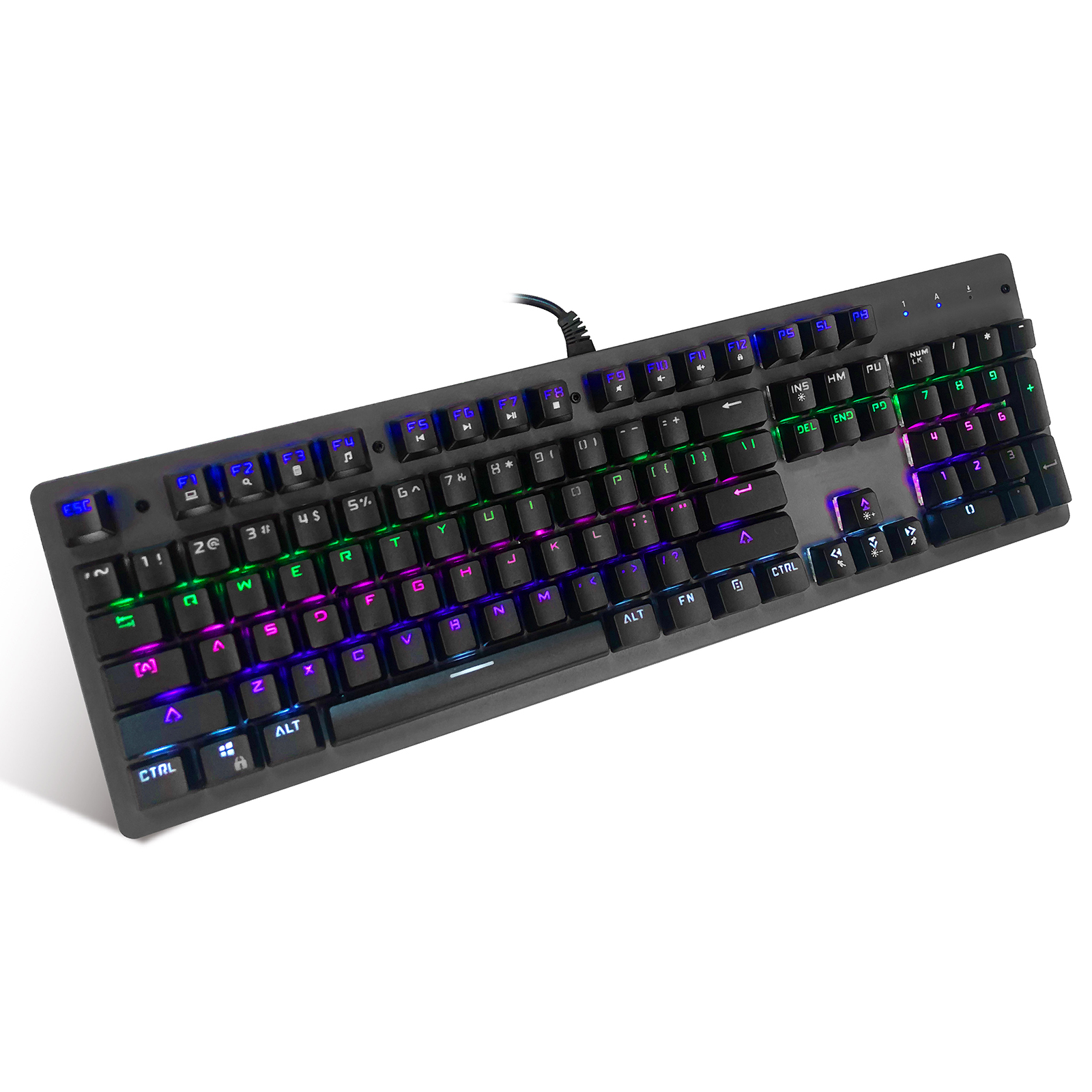 Wired Mechanical Keyboard with RGB Backlight