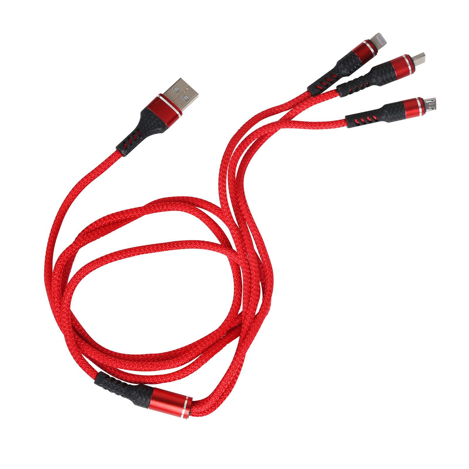 Braided 3 In 1 Data Line