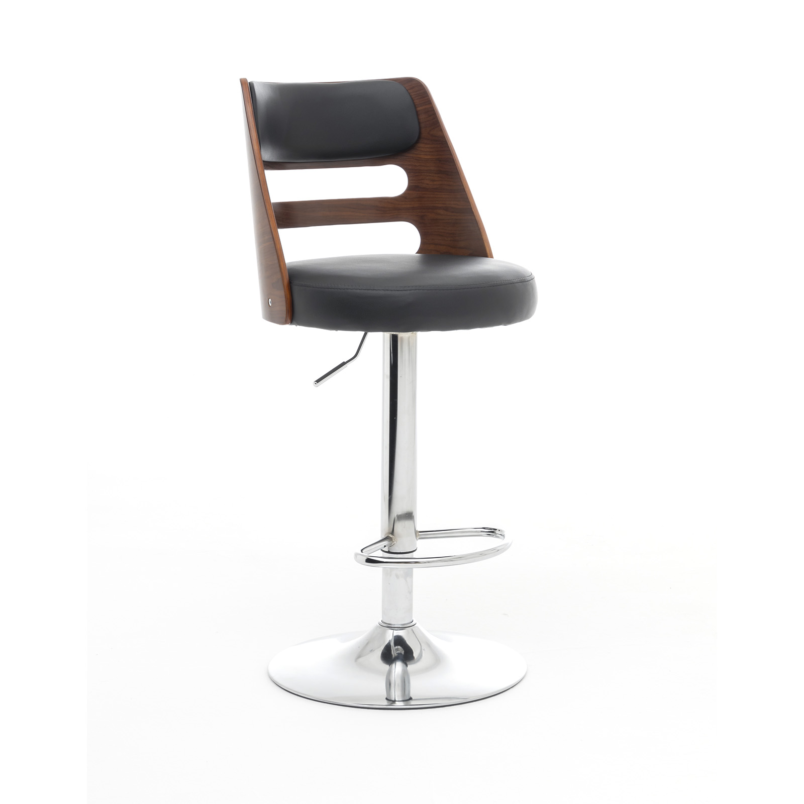 PU&Wood Barstool 