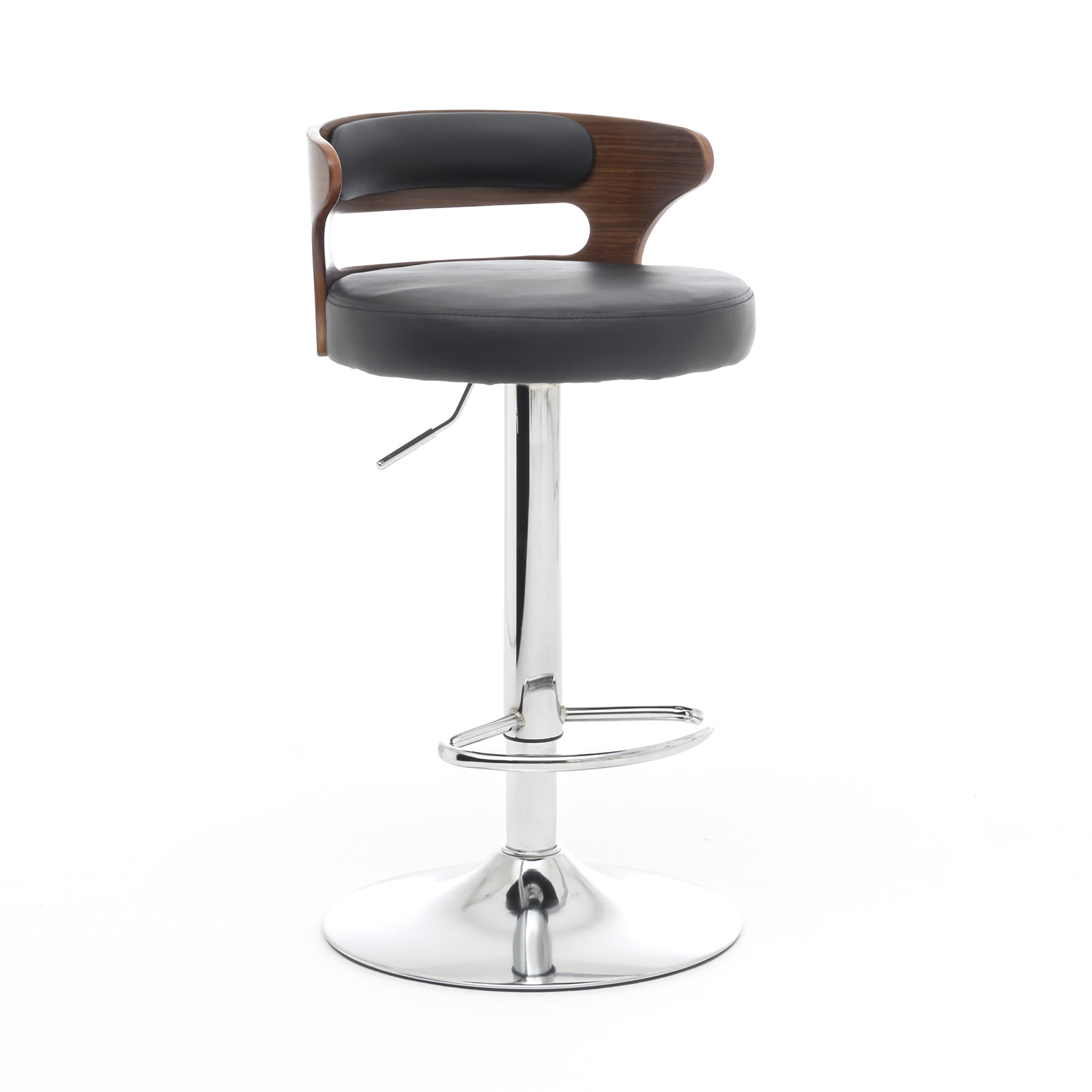 PU&Wood Barstool 