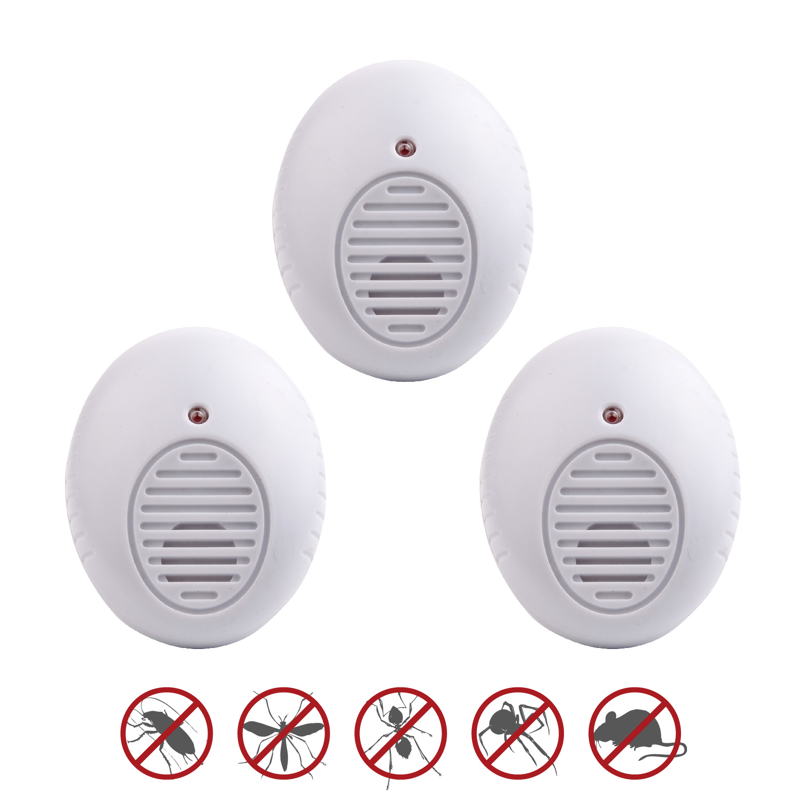 3PCS Ultrasonic Pest Repellers