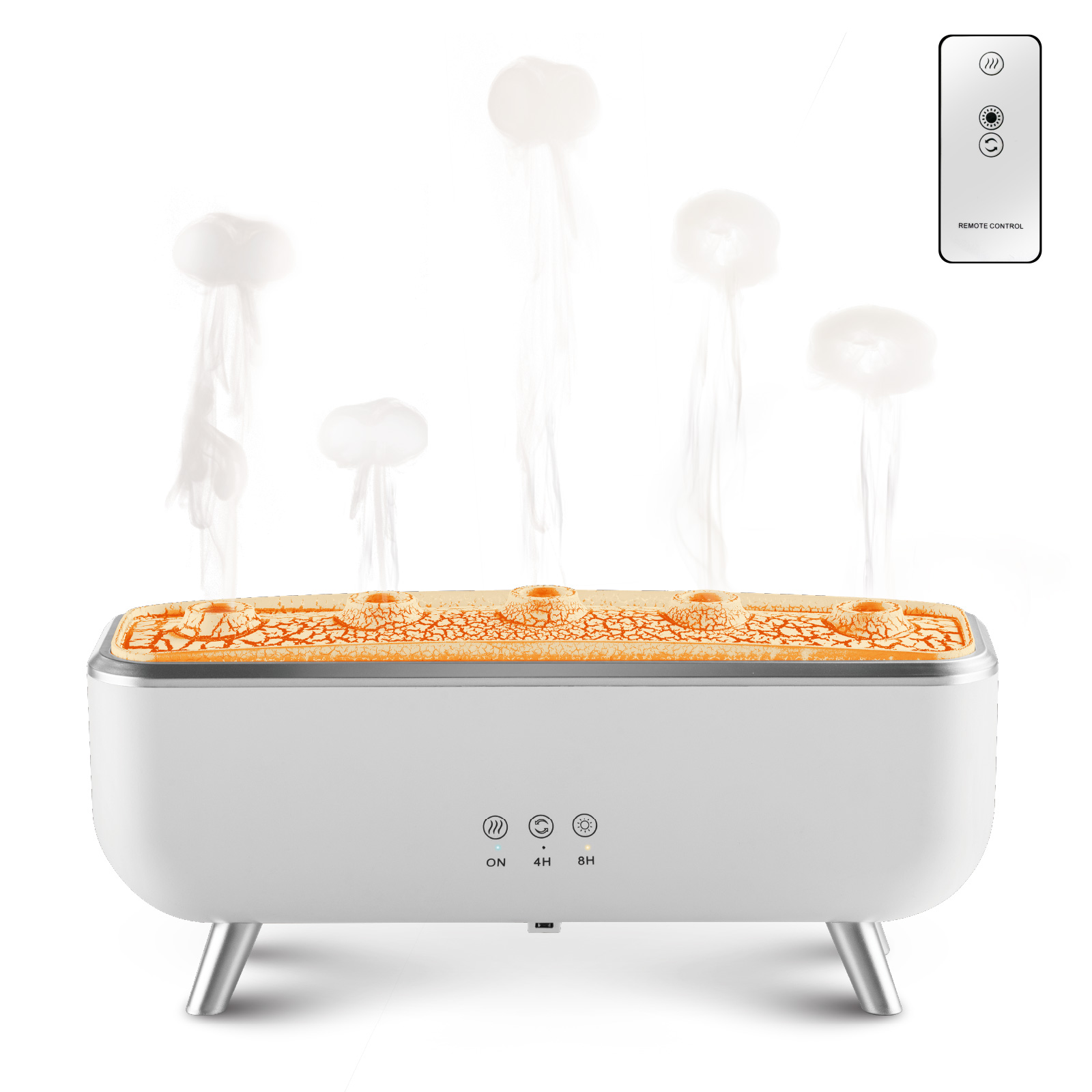 Jellyfish Mist Aroma Diffuser with Color  Night Light