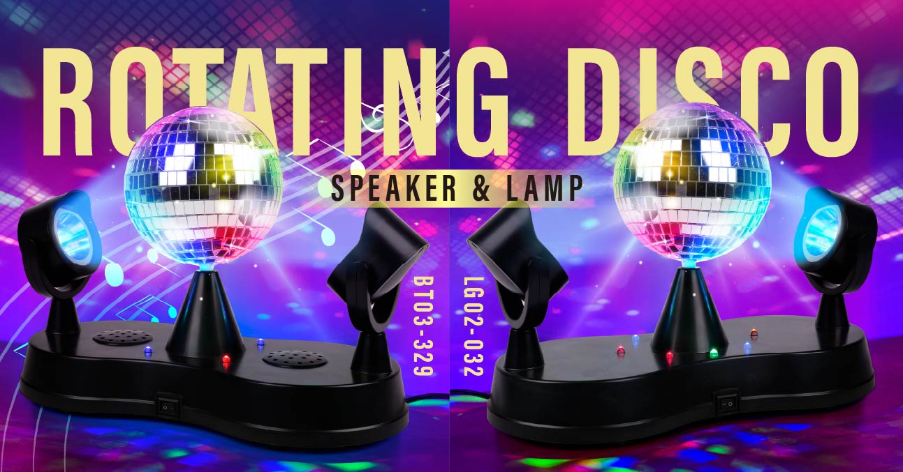 Rotating Disco Light