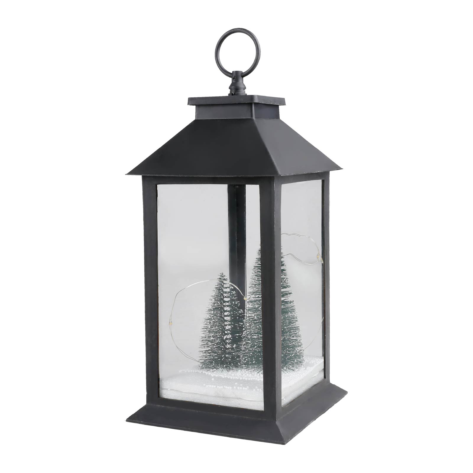 Retro Christmas LED Candle Lantern (12 LED)