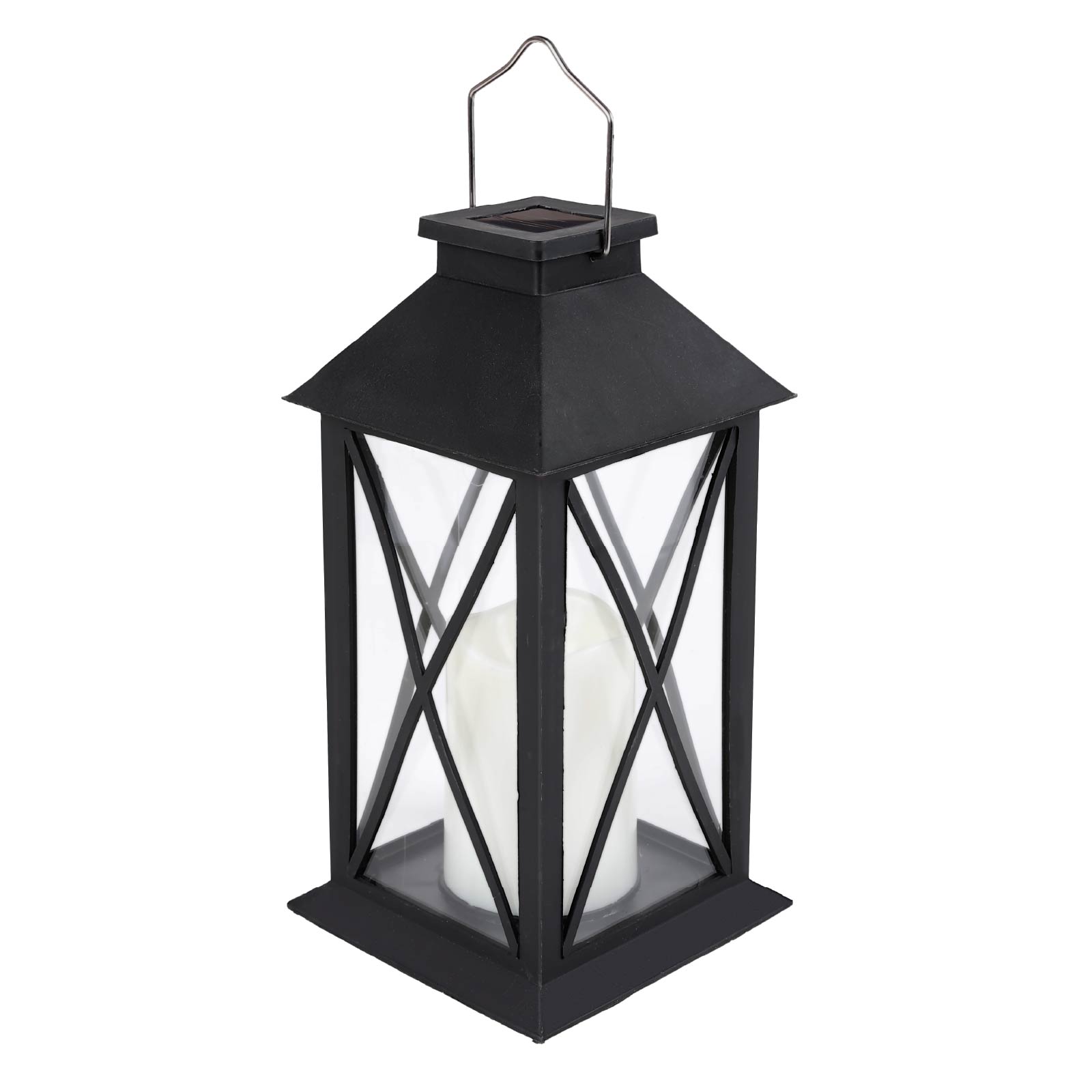 Retro Solar LED Candle Lantern 