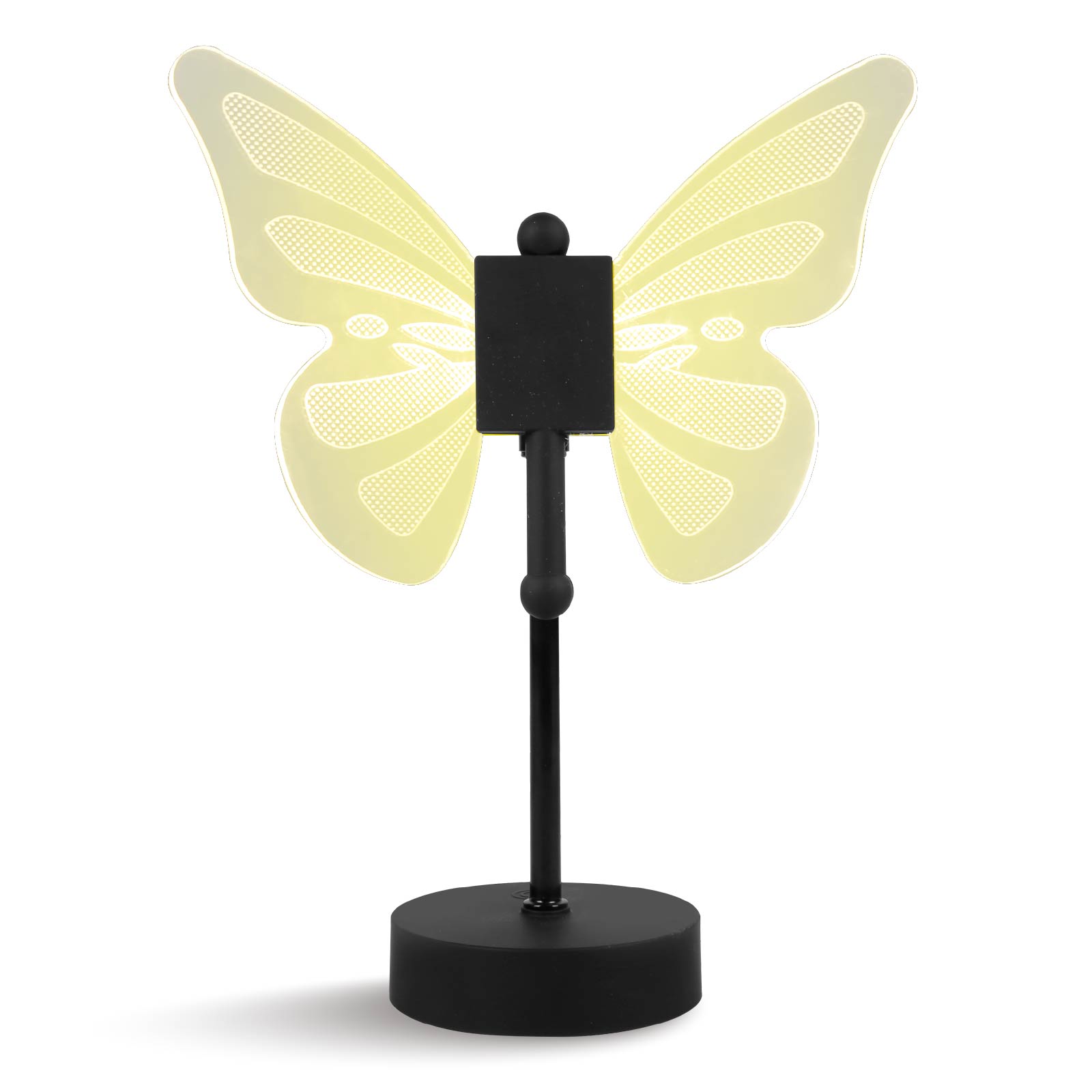Cordless Dimming Desktop Lamp (Acrylic Butterfly)