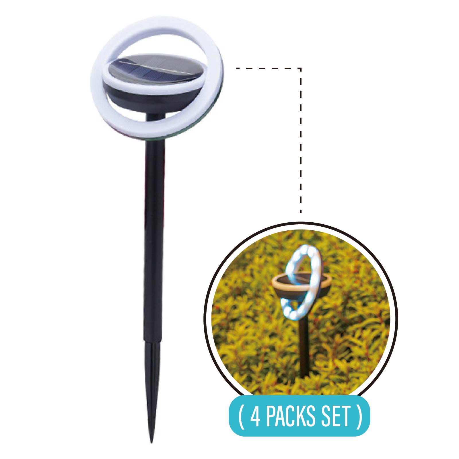 Solar Outdoor Light  (4PCS SET)