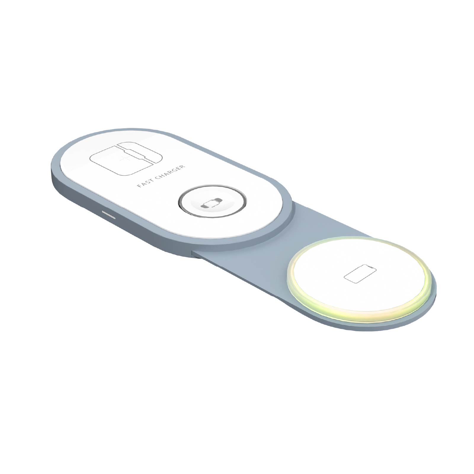 Foldable 3 in 1 Magnetic Wireless Charger Station