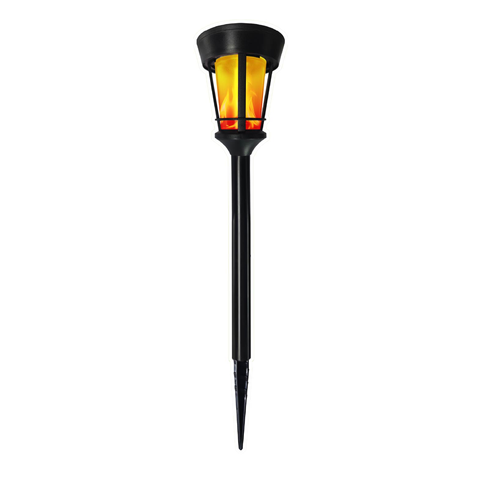 Flame Solar Outdoor Light