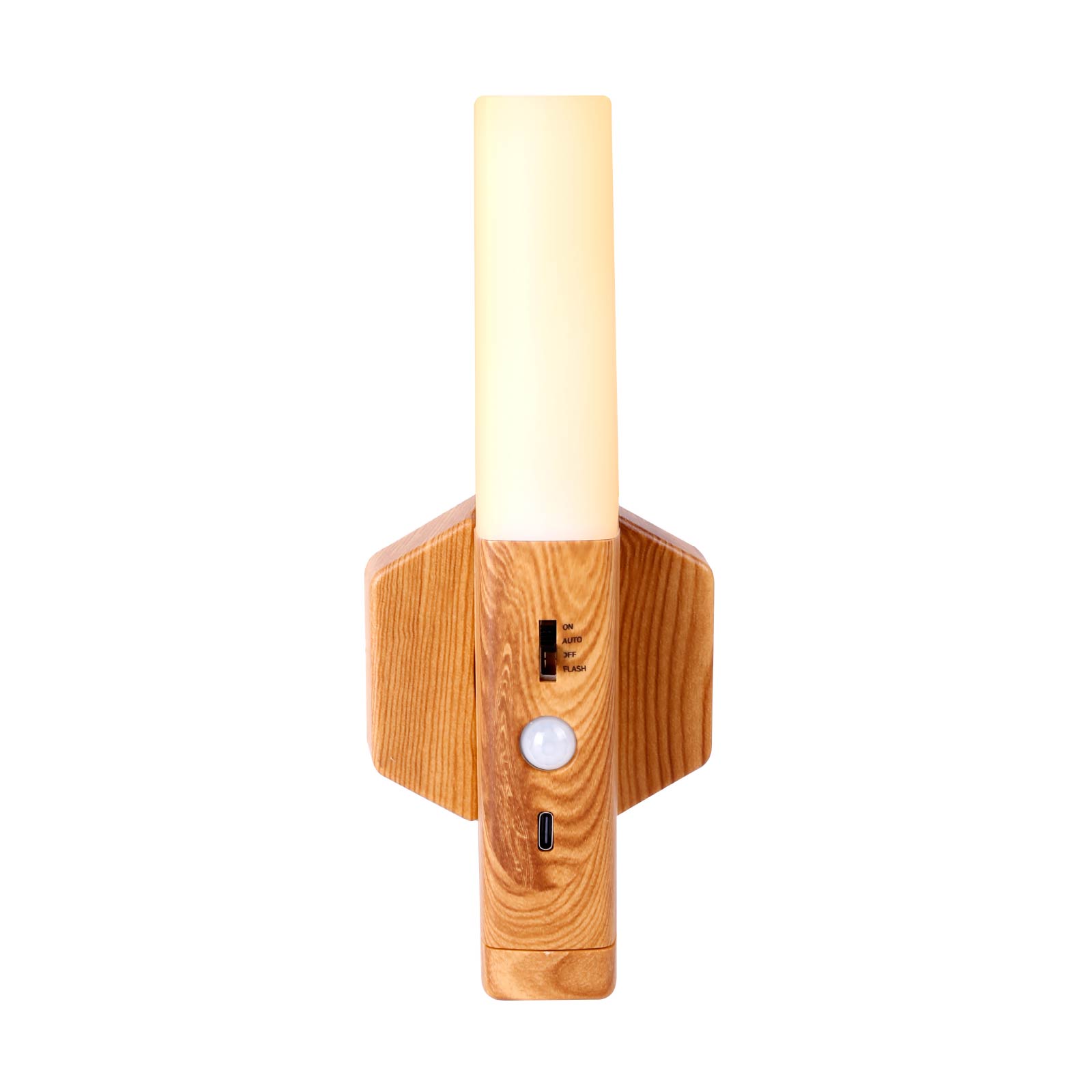 Wood Grain Sensor Night Light