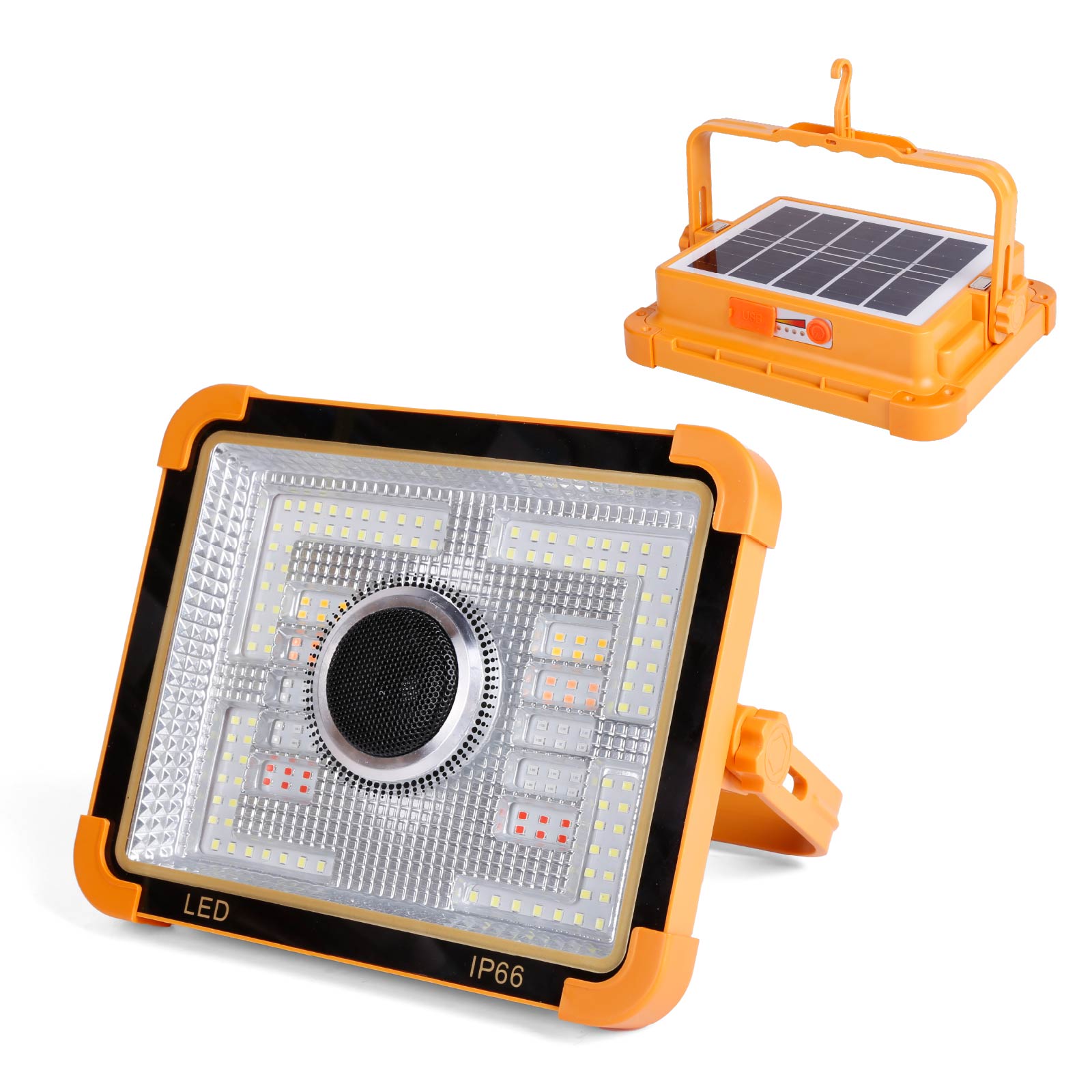 Solar Powered Camping Light with Wireless Speaker