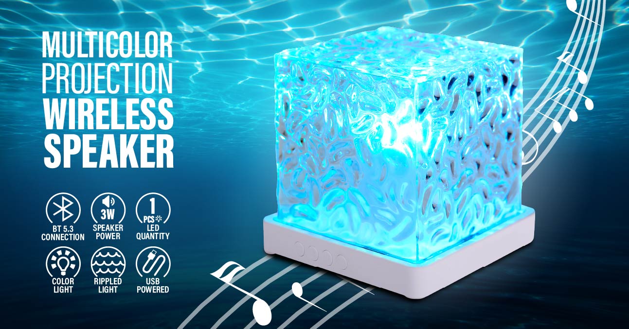 Multicolor Projection Wireless Speaker