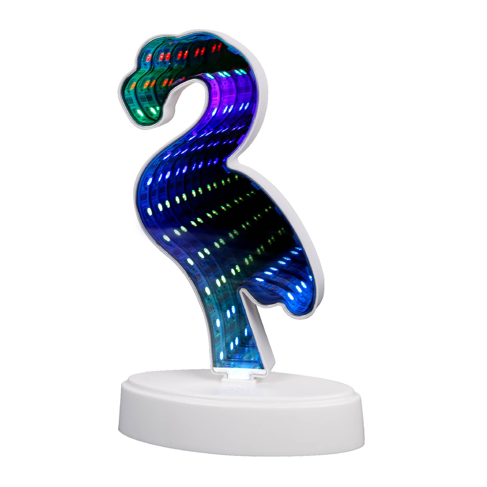 Multi-Color Mirror Tunnel Light (Flamingo)