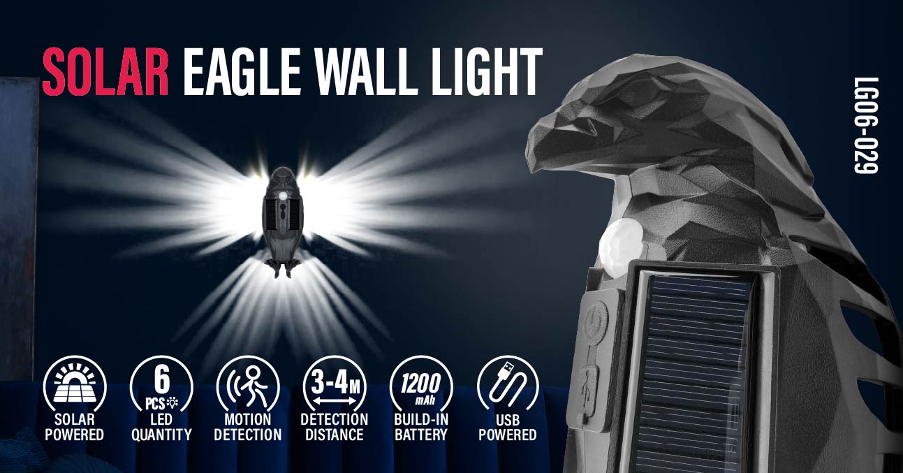 Solar Eagle Wall Light