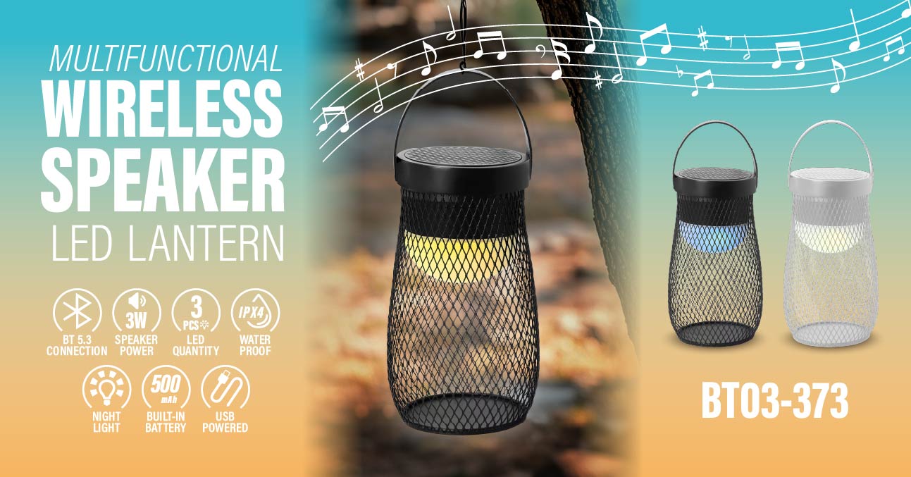 Multifunctional Wireless Speaker LED Lantern