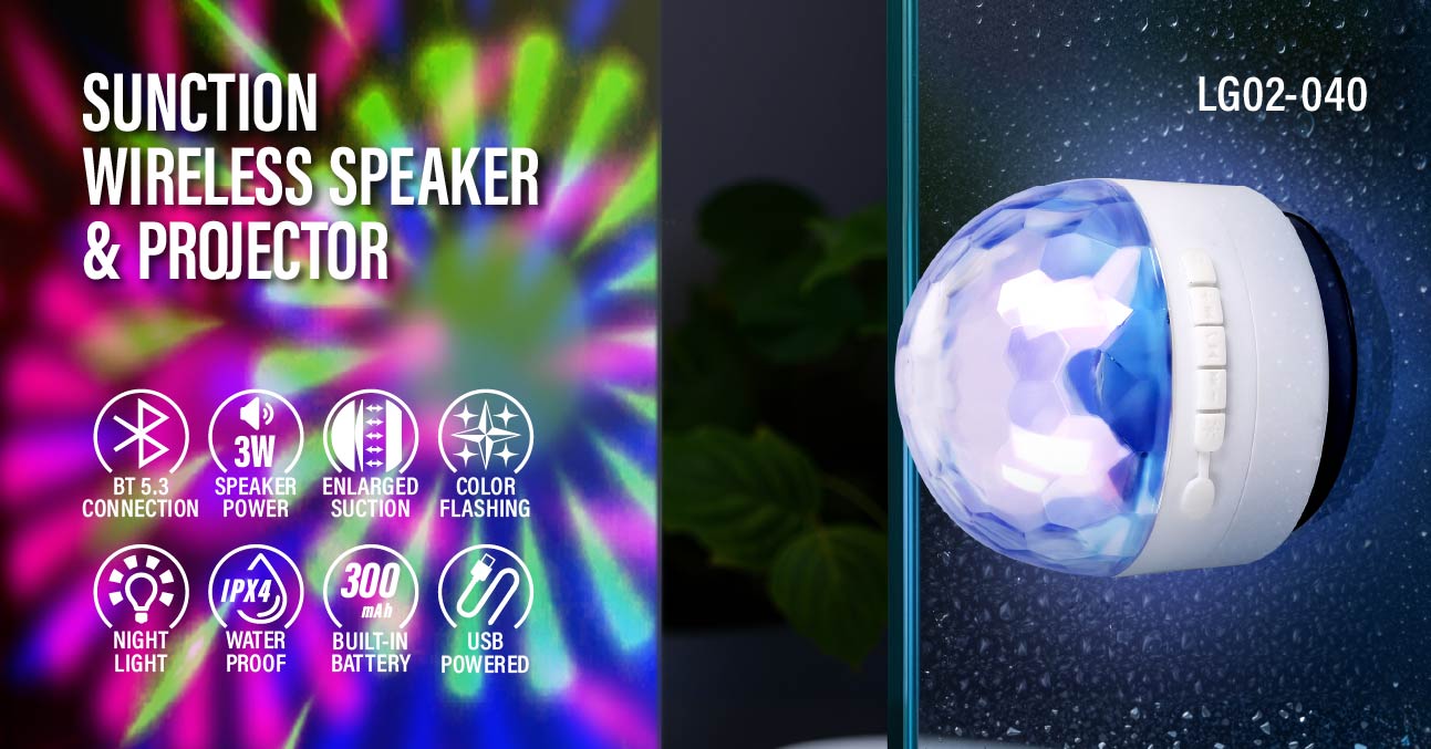 Sunction Speaker & Projector
