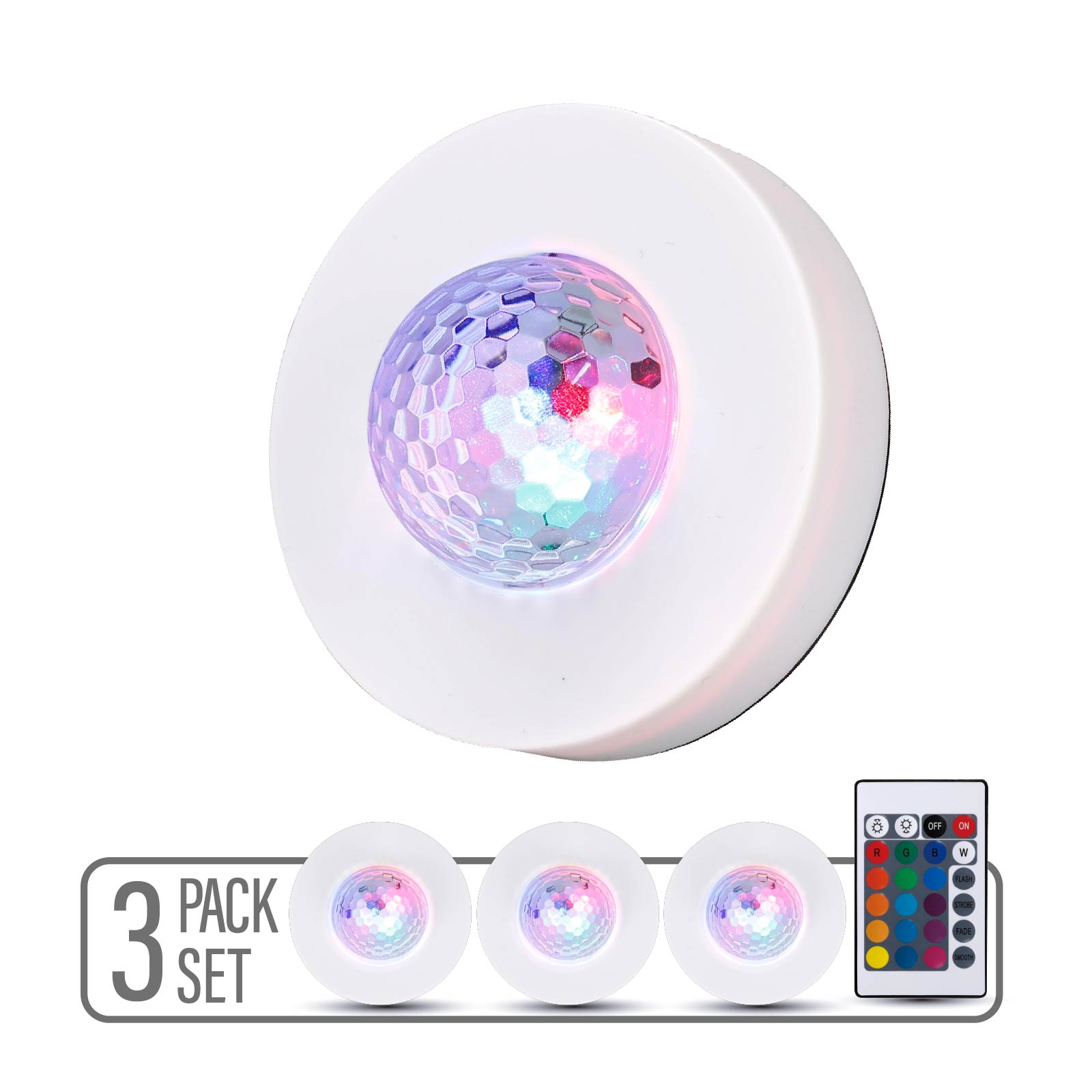 Disco Party Lights (3 Packs Set)