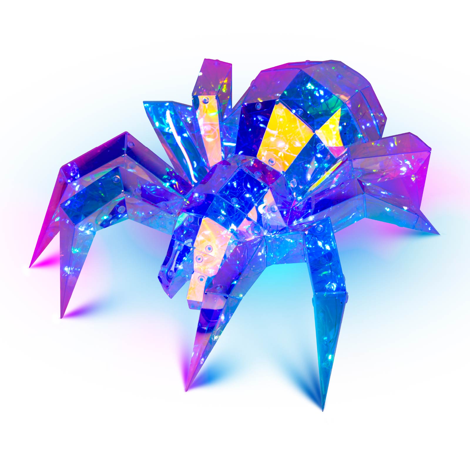 Glowing Prismatic Iridescent Spider