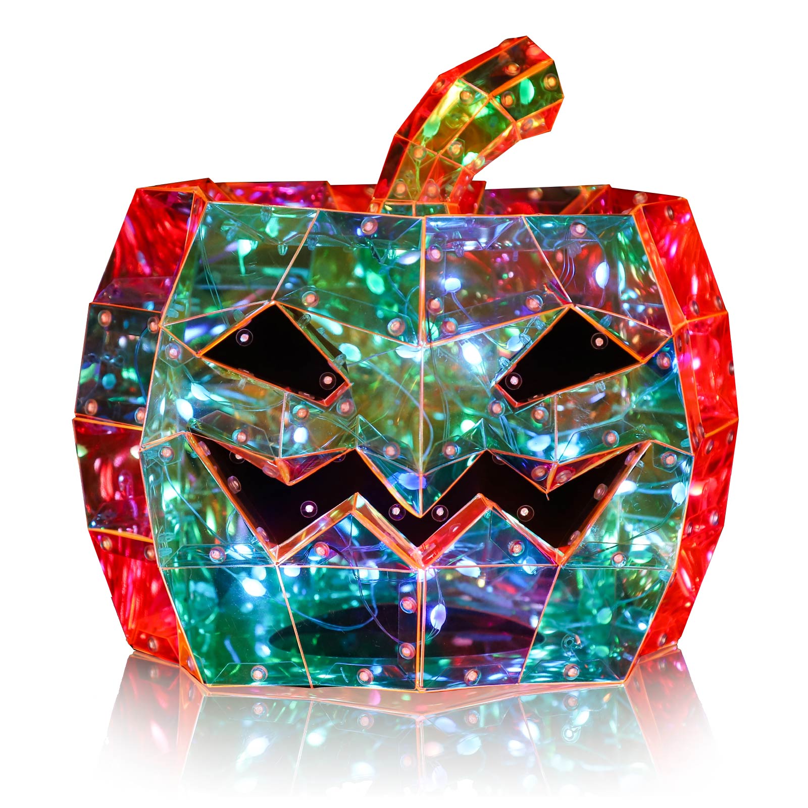 Glowing Prismatic Iridescent Pumpkin
