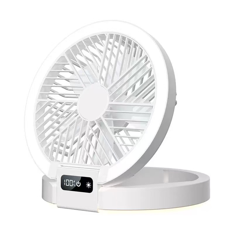 Folding Fan with Night Light