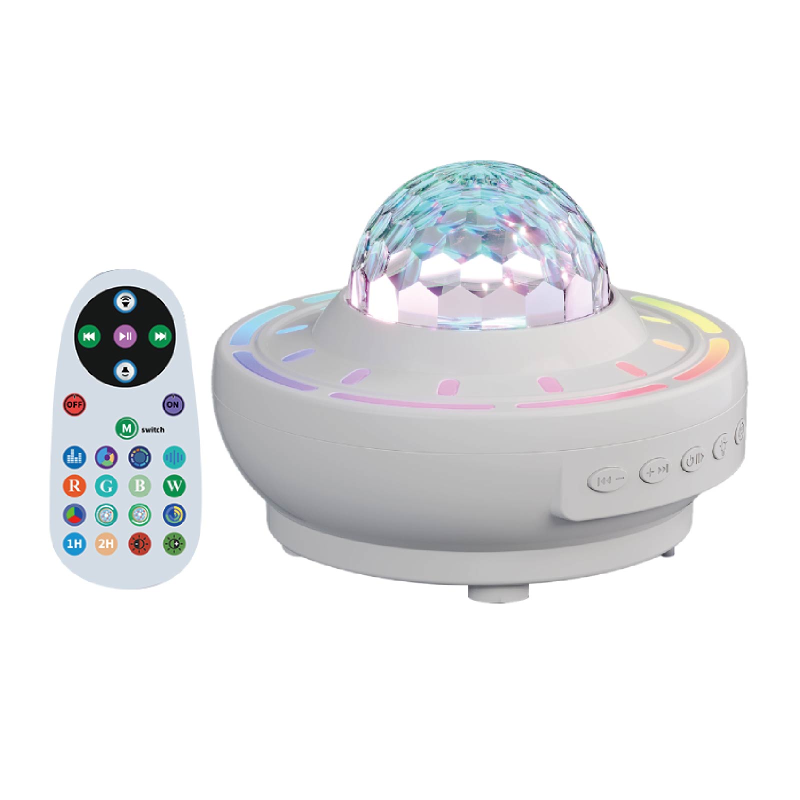 Galaxy Night Projector Light with Wireless Speaker