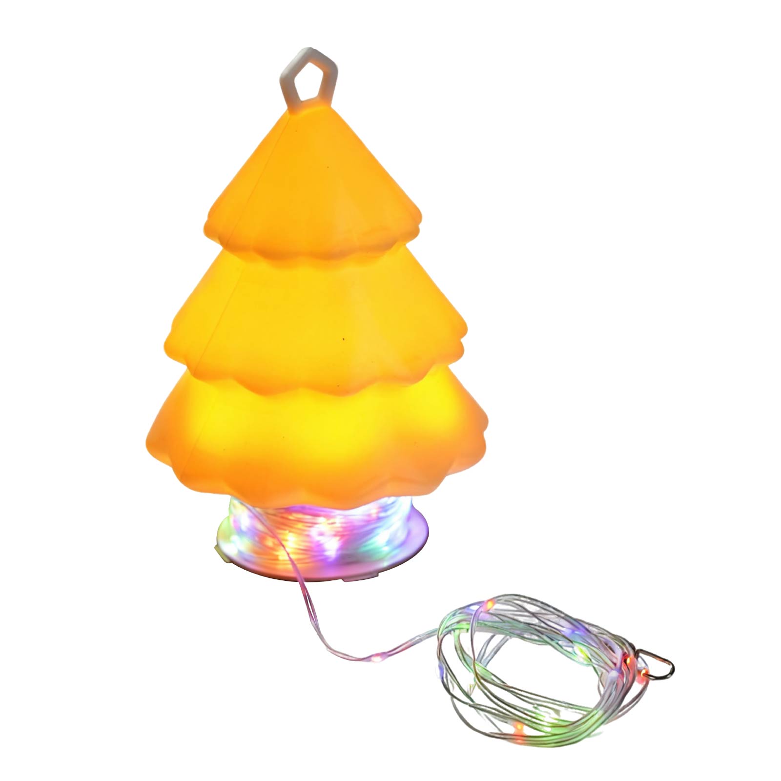 Christmas Tree Lamp with Color String Light