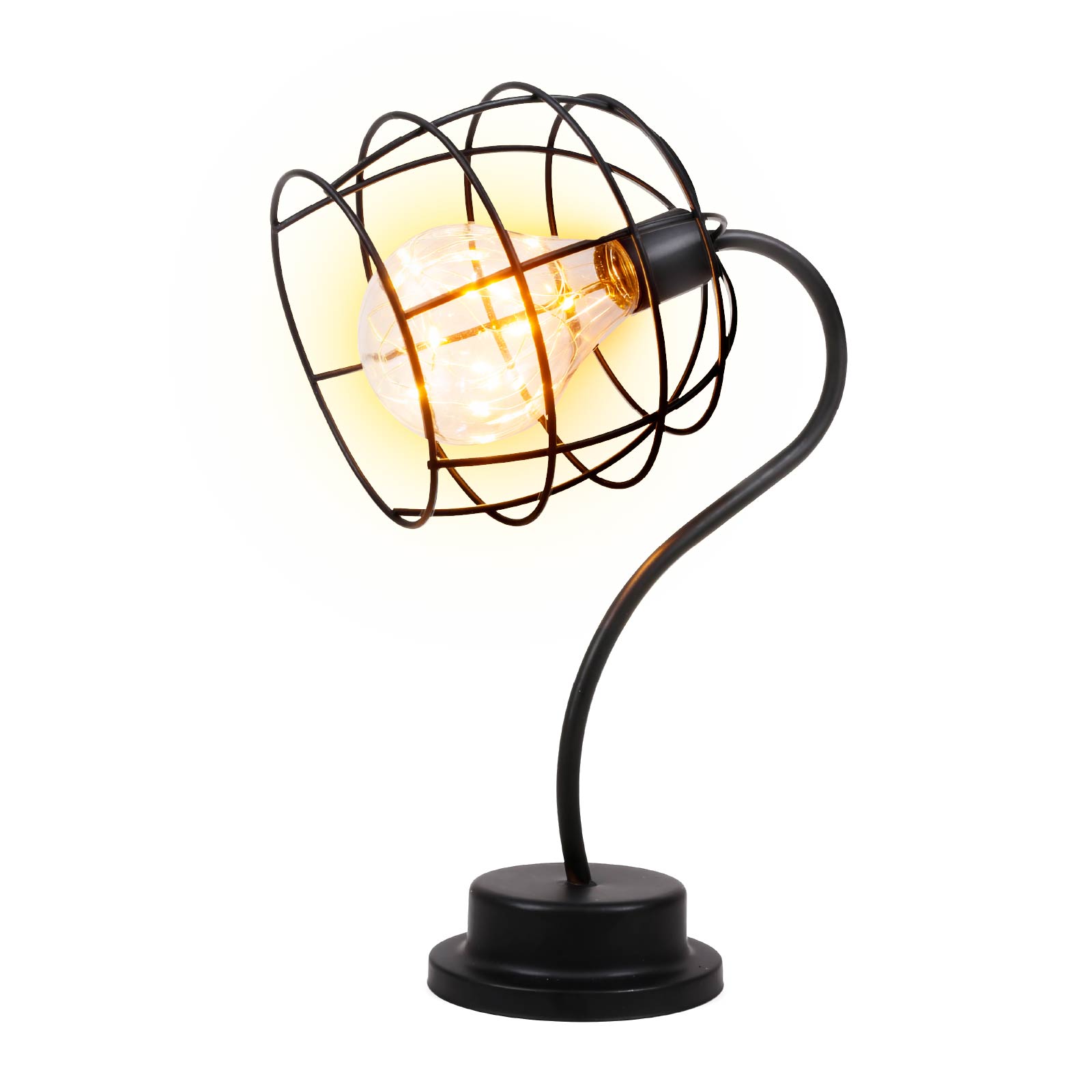 Iron Art Desktop Lamp