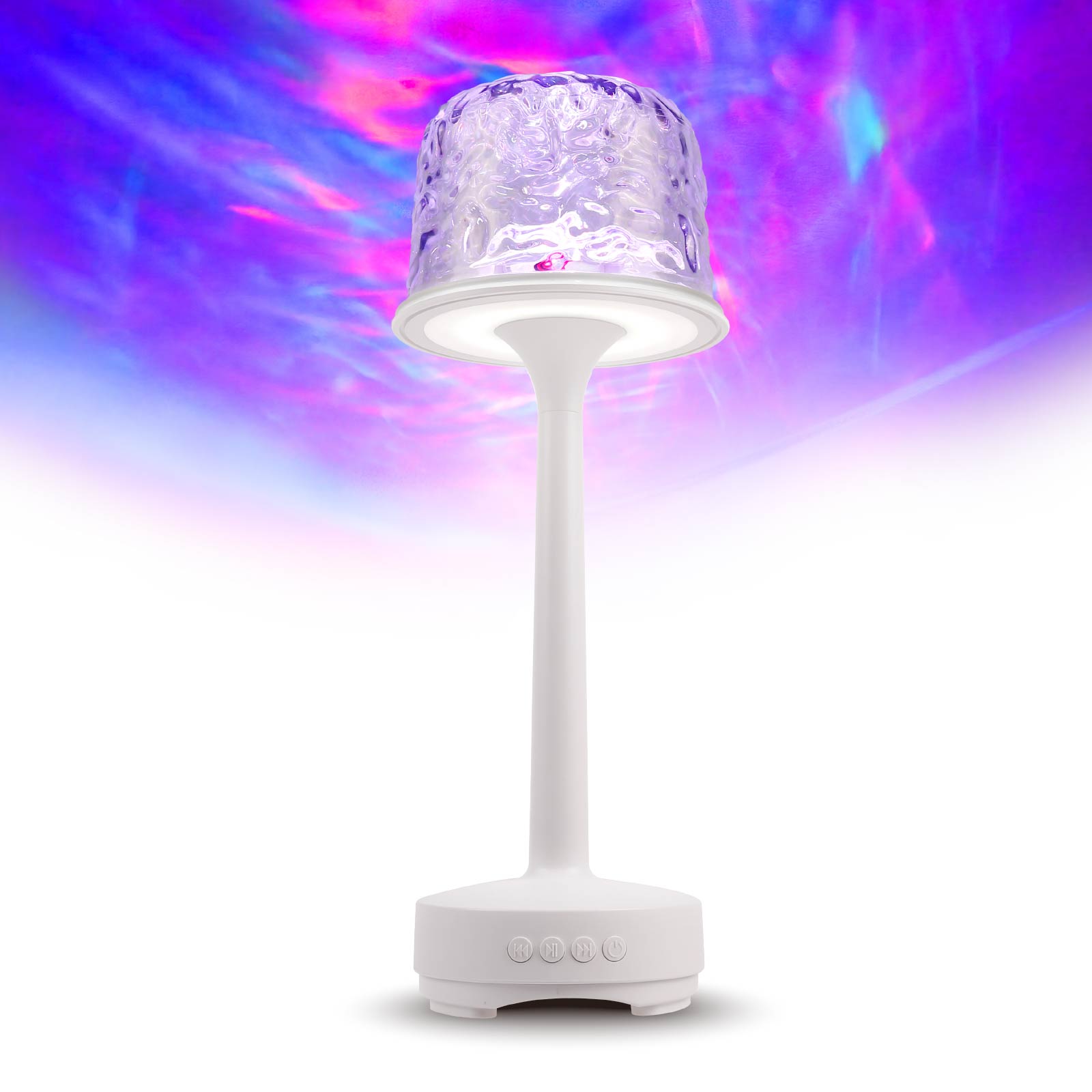 Wireless Speaker Desk Lamp with RGB Projection
