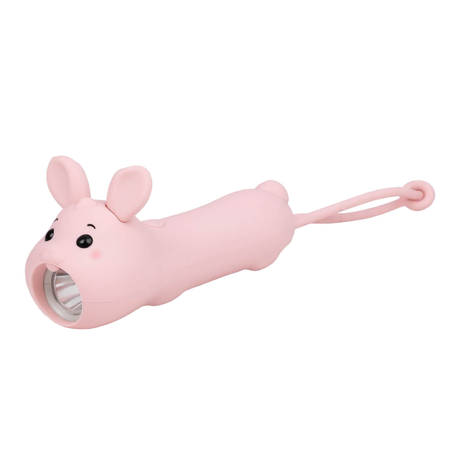 Cartoon Animal Silicone Flashlight-Pig