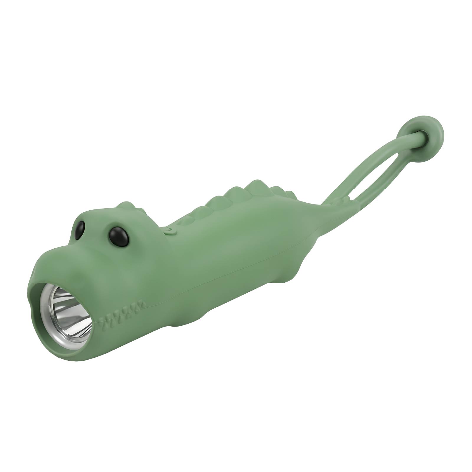 Cartoon Animal Silicone Flashlight-Crocodile