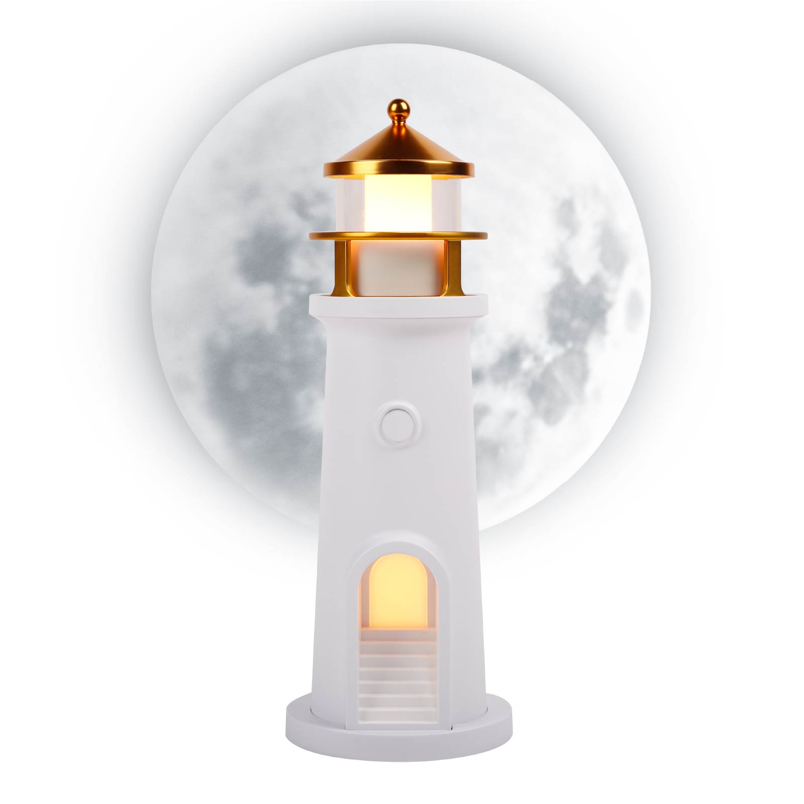 Light House Moon Projector with Wireless Speaker