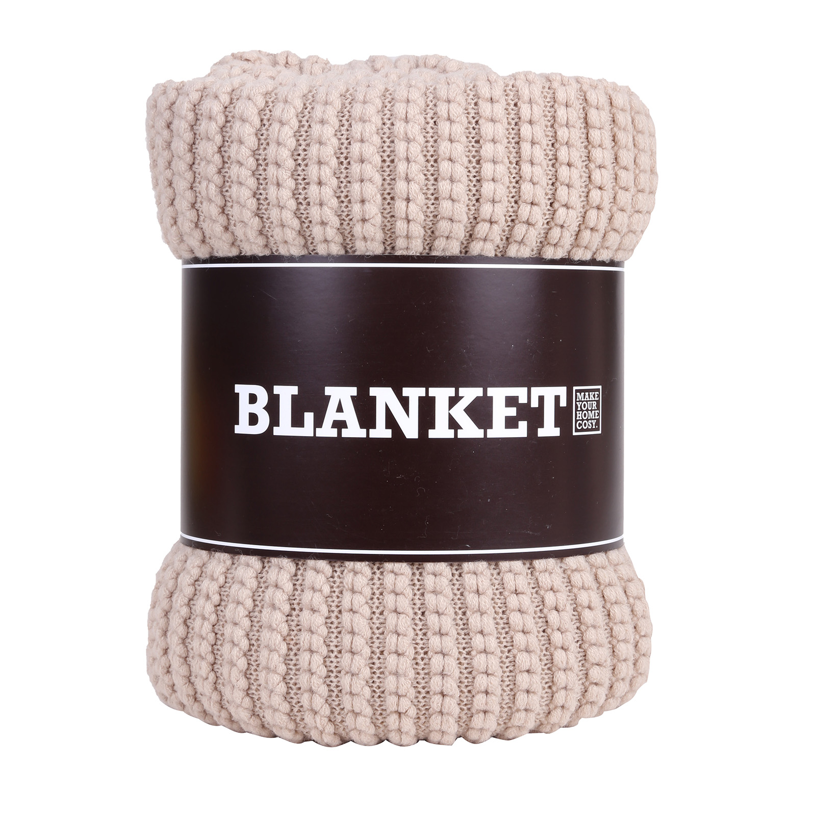 Solid Knitted Blanket 