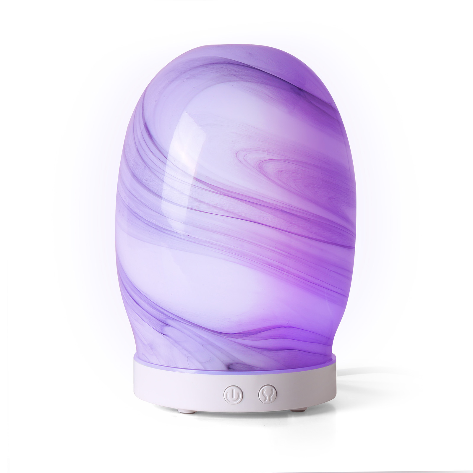 Glass Aroma Diffuser Colorful Light